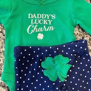 Girls NB St. Pats day outfit